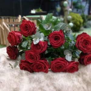 roses rouges romantique