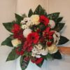 bouquet rouge et blanc noel