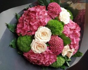 Bouquet rose soutenu